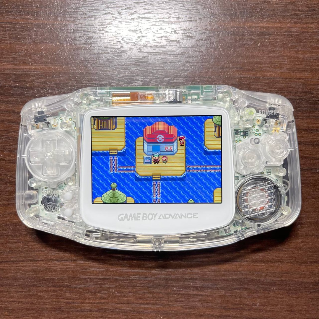ブランド一覧 | ワールド オンラインストア GBA Crystal Clear • Gameboy Advance AGB-001 • IPS Backlit v2 Nintendo Switch