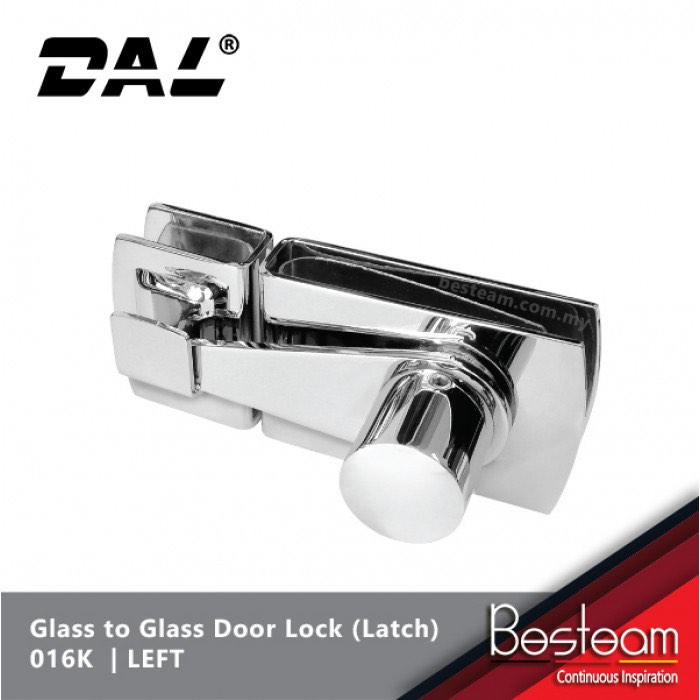 Glass door latch, no drilling required, Furniture & Home Living