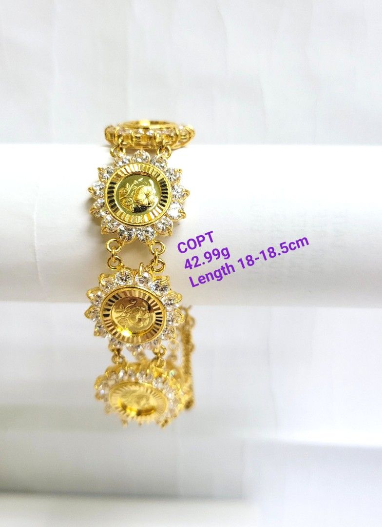 Gold bracelet discount design and price