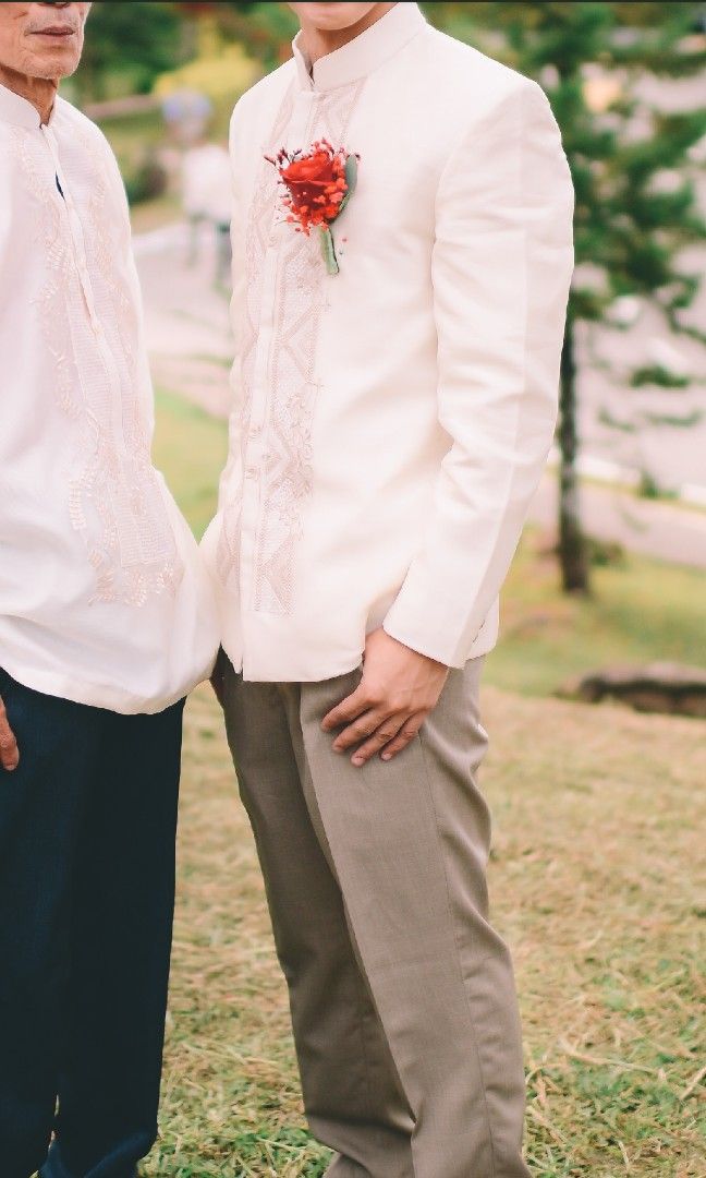 Groom s Coat Barong Men s Fashion Coats Jackets and Outerwear