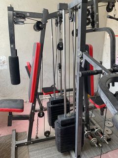 4 in 1 Gym Equipment with Free bench press 
