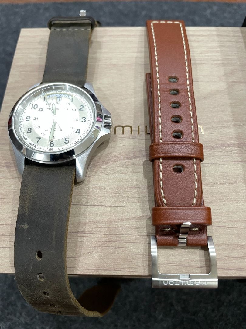 Hamilton khaki hotsell king day date