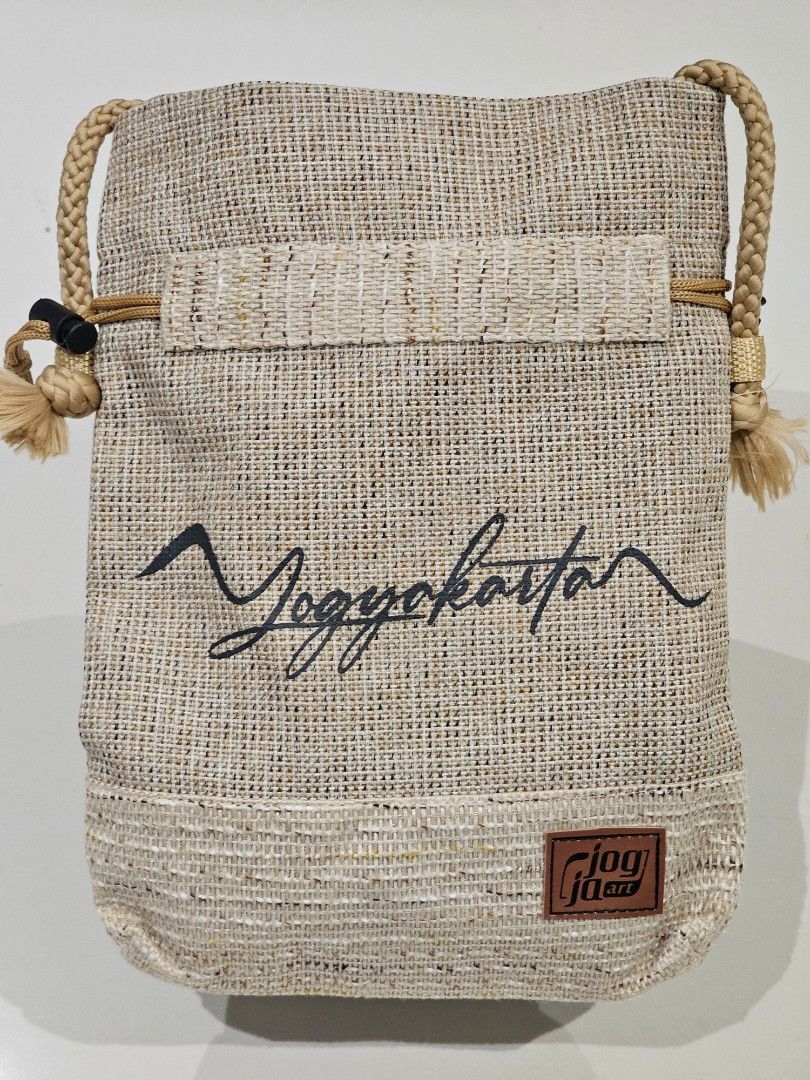 Hemp online drawstring bag