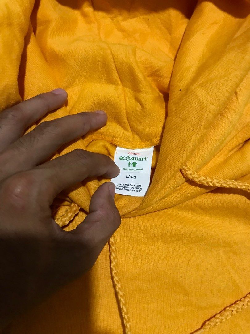 Hanes yellow cheap hoodie