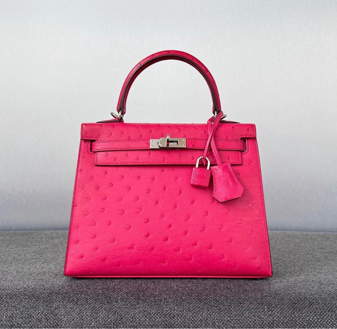 Hermes Kelly 28 - Rose Jaipur, Luxury, Bags & Wallets on Carousell