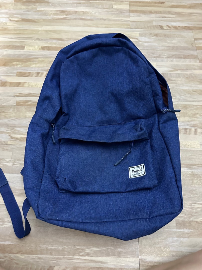 herschel blue backpack, Women's Fashion, Bags & Wallets, Backpacks on