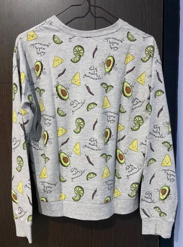 Avocado sweatshirt shop h&m