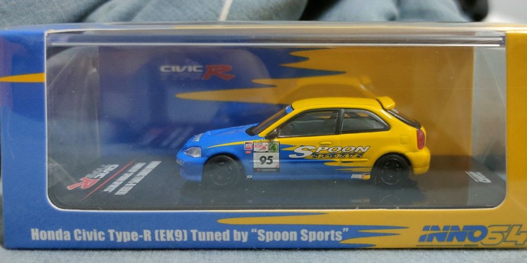 INNO64 1/64 Civic Type-R EK9 SpoonSports INNO64 | HONDA CIVIC EK9