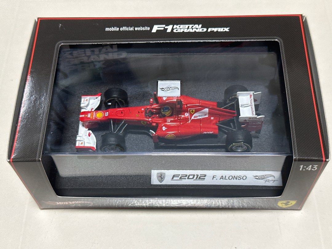 く日はお得♪ 日本別注 HotWheels FERRARI 2012 アロンソ F2012