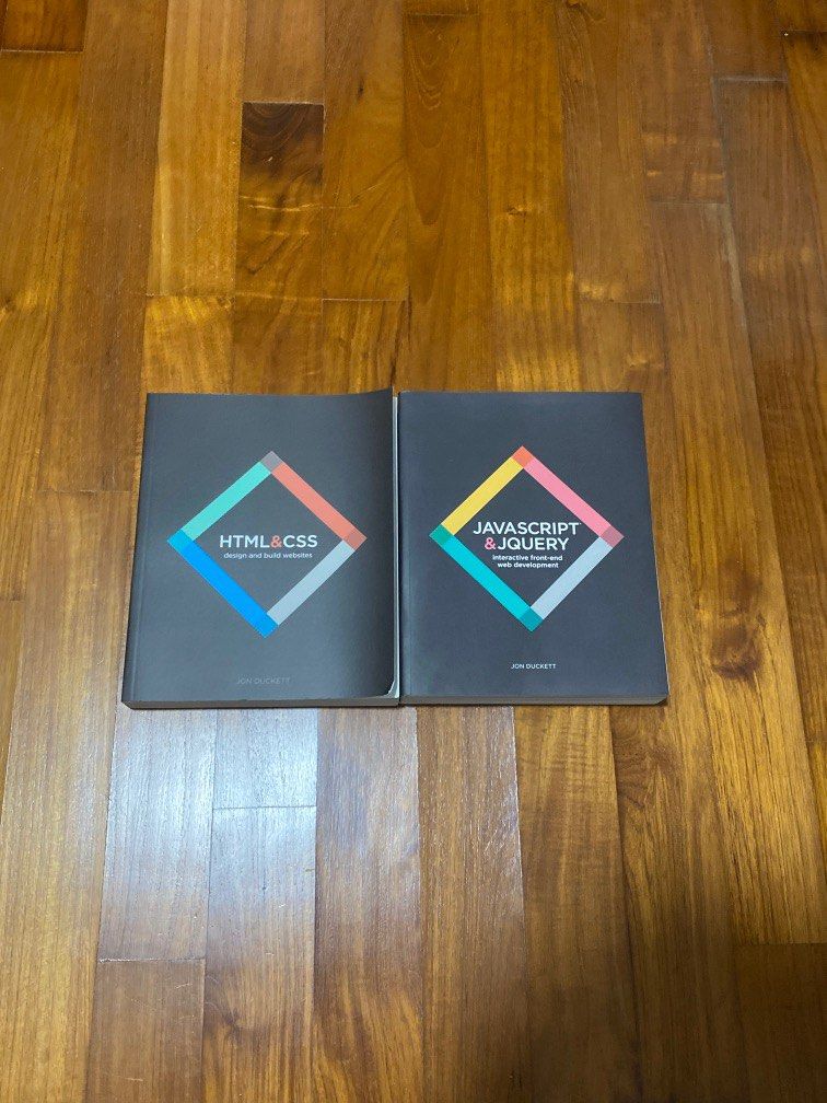 HTML & CSS | JavaScript & JQuery | John Duckett (Category: Textbooks) located in Singapore. Submitted by 3mwindowfilms (Listing ID 1255694337, Image 1). Description: Read once, no markings in the book at all. As good as new! $40 each $75 for both.