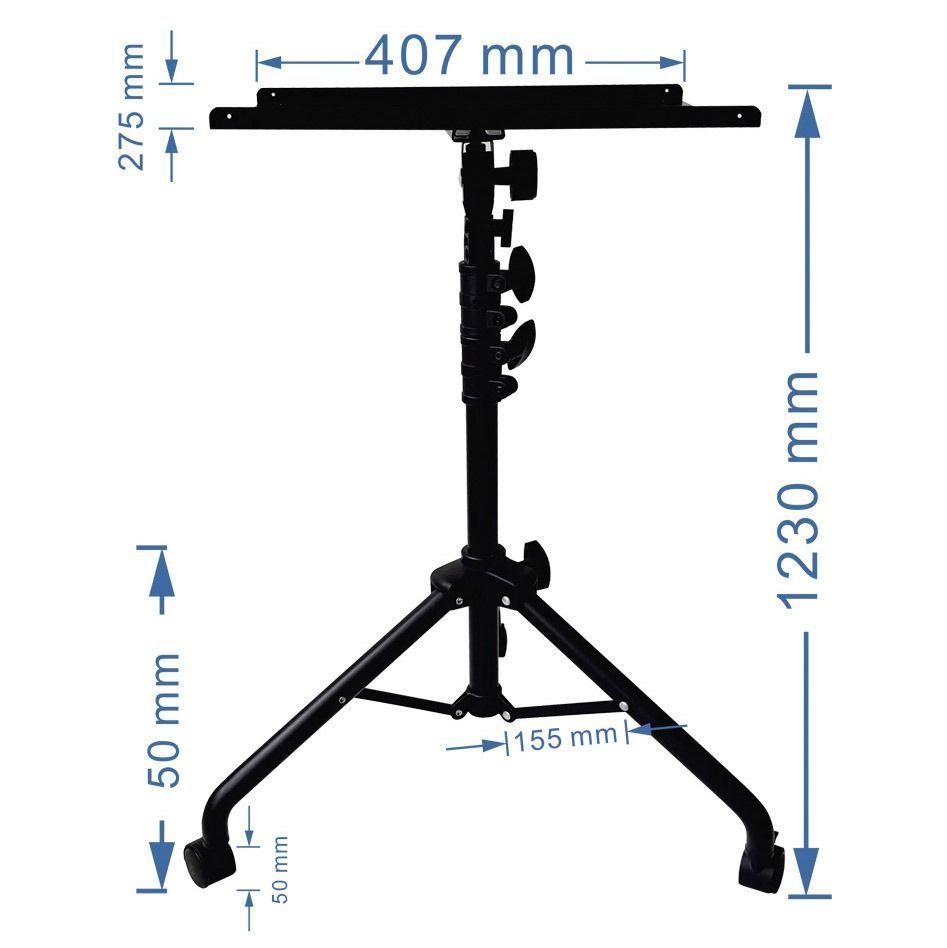 [iDS] Universal Movable Projector Stand with 3 Wheels Projector Tripod