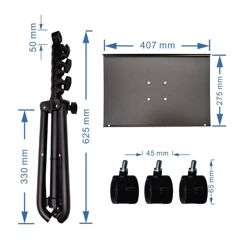 [iDS] Universal Movable Projector Stand with 3 Wheels Projector Tripod