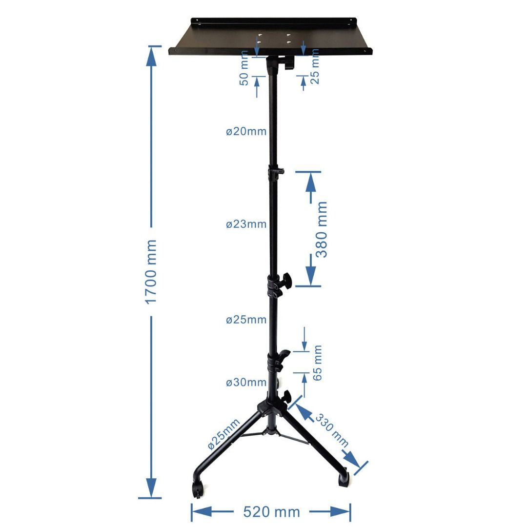 [iDS] Universal Movable Projector Stand with 3 Wheels Projector Tripod