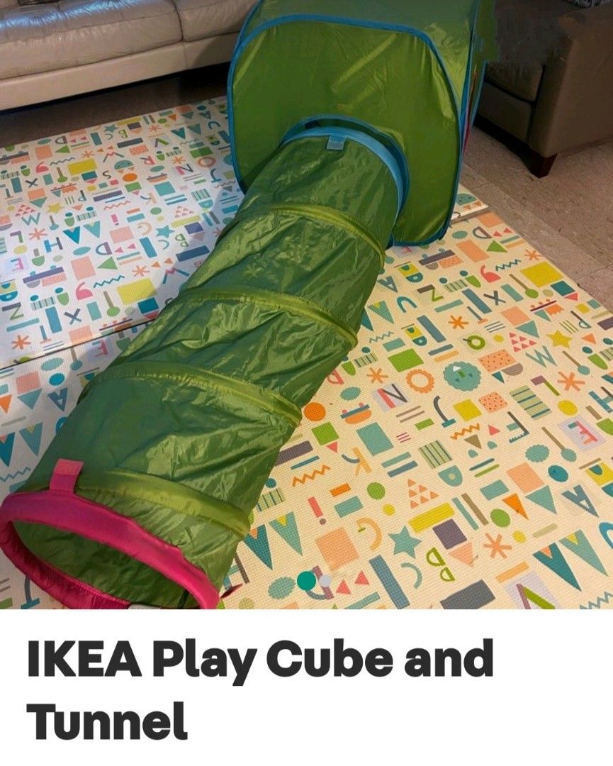 IKEA kids play tent and tunnel, Babies & Kids, Infant Playtime on Carousell