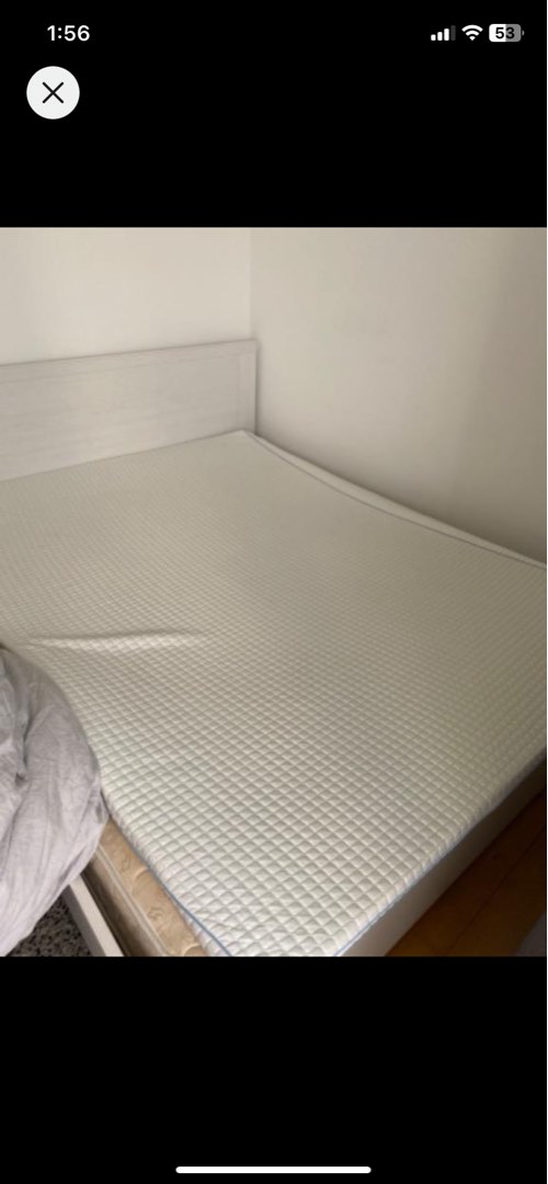 Ikea knapstad cooling mattress topper 150x200, Furniture & Home Living