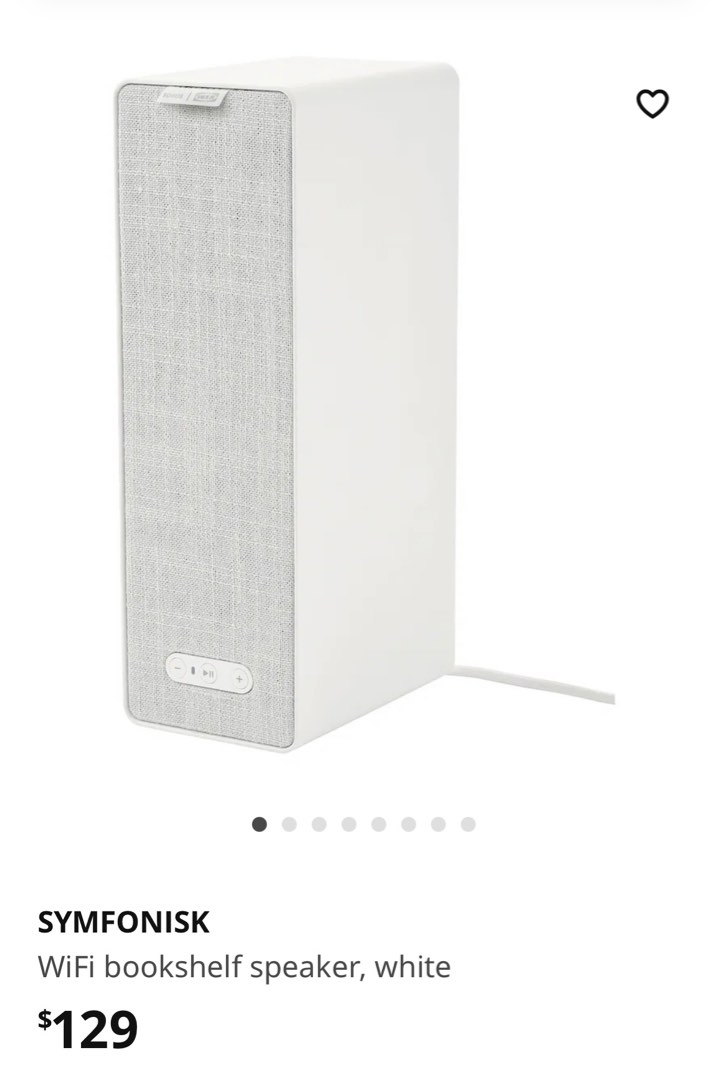 SYMFONISK Sonos WiFi bookshelf speaker, black smart/gen 2 - IKEA