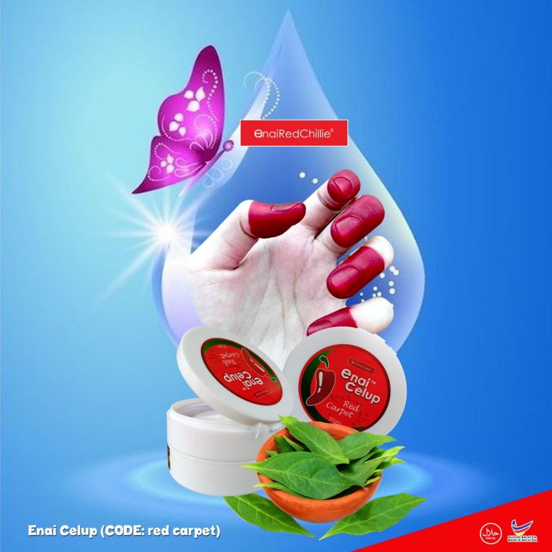 Inai Celup, Beauty & Personal Care, Hands & Nails on Carousell