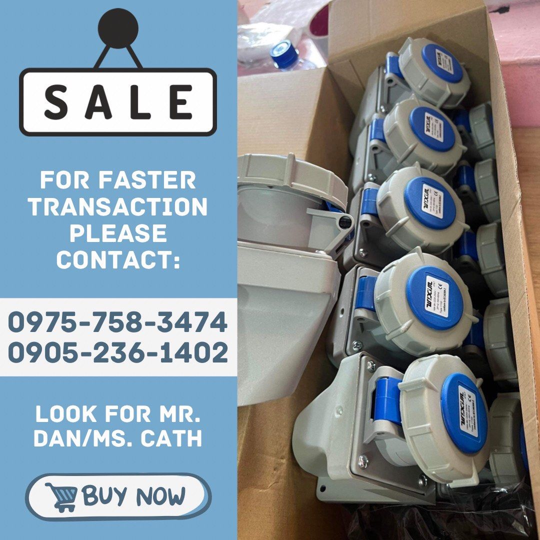 Industrial Wall Socket, Commercial & Industrial, Construction Tools ...