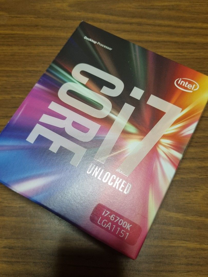 Intel Core i7 6700k, Computers & Tech, Parts & Accessories, Computer ...