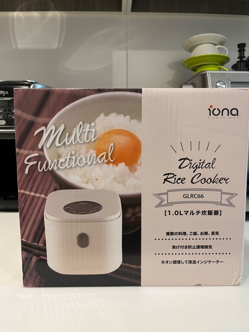 Iona Digital Rice Cooker GLRC66 1 Litre 1L, TV & Home Appliances