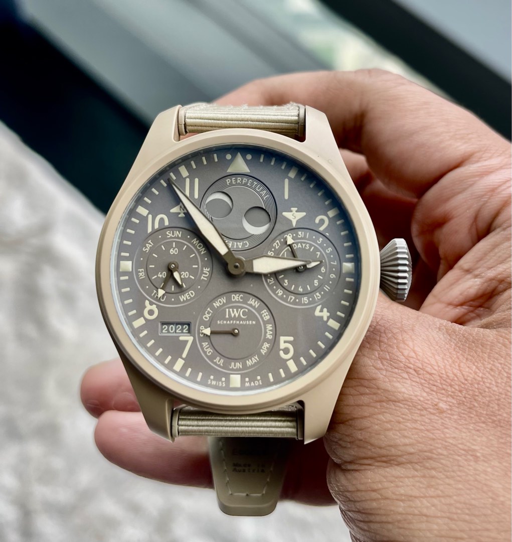IWC Mojave Desert Perpetual Calendar Luxury Watches on Carousell