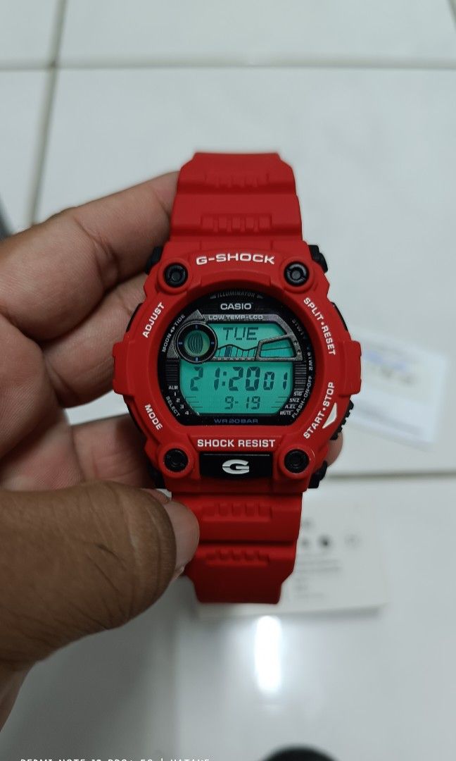 Jam mat motor merah sale
