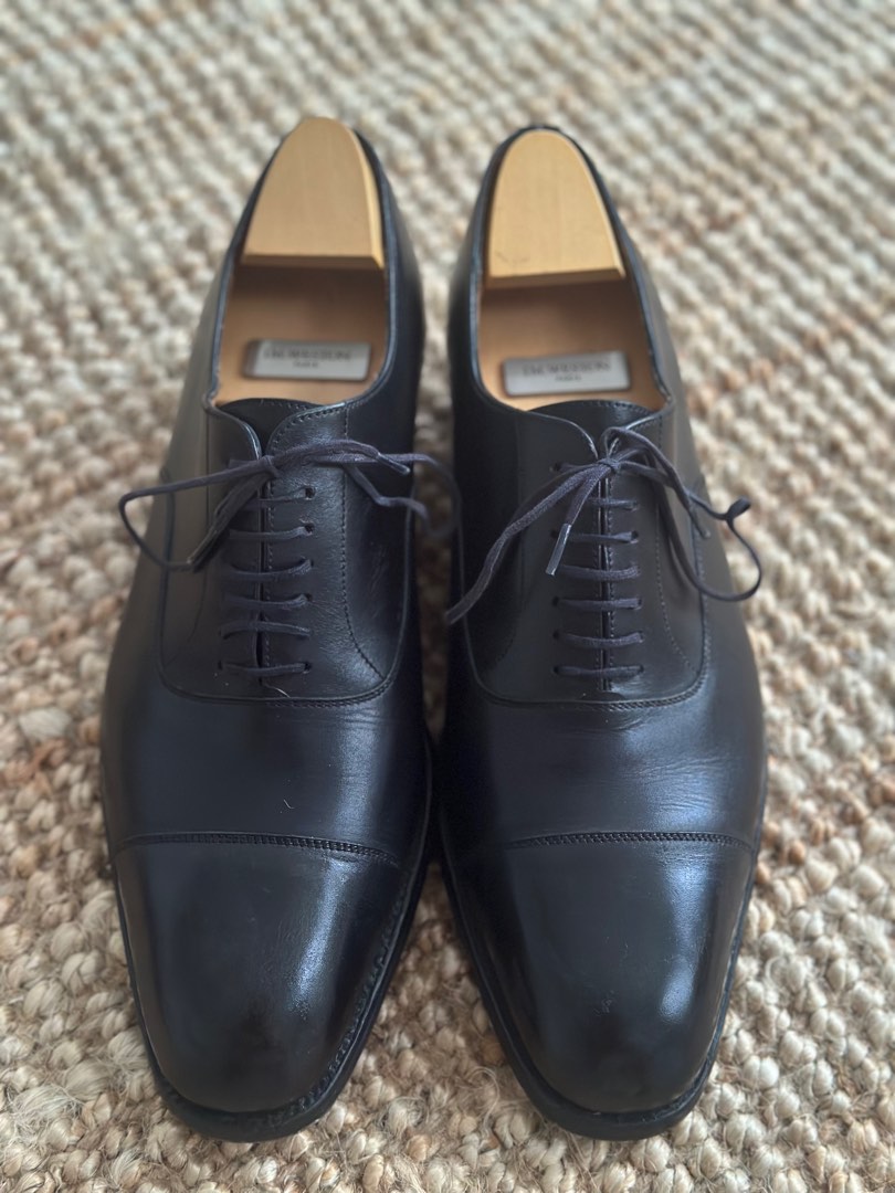 JM Weston Richelieu Leather lace ups Men s Fashion Footwear