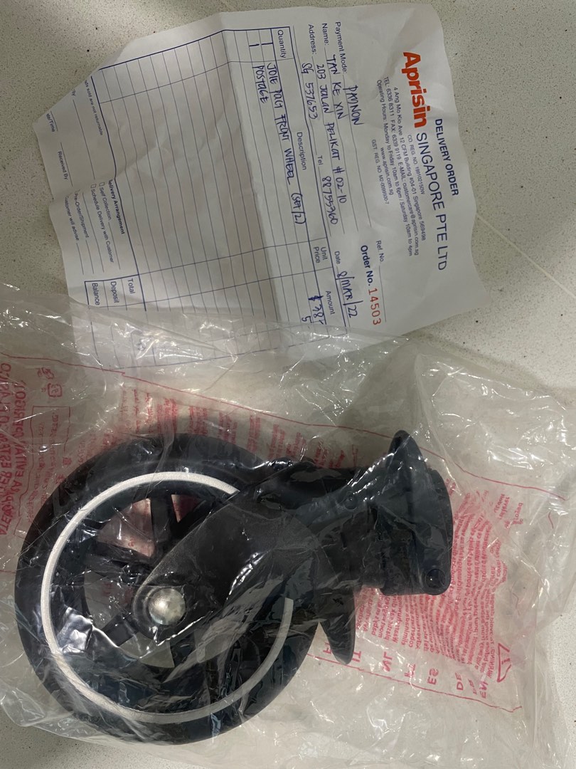 Jogging stroller front wheel online replacement