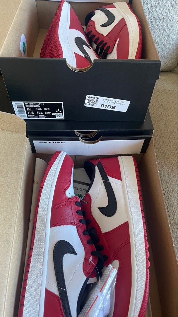 Jordan 1 retro Low Golf Chicago, 男裝, 鞋, 波鞋- Carousell