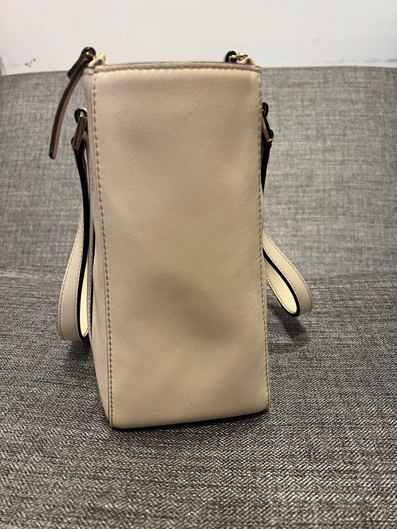 White and tan hotsell purse