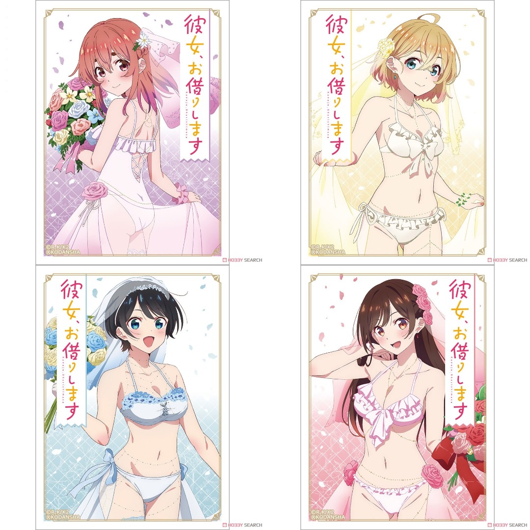Key-th Rent A Girlfriend Sleeve Wedding Swimsuit [Sumi Sakurasawa ] [Ruka  Sarashina] [Chizuru Mizuhara] [ Mami Nanami], Hobbies & Toys, Toys & Games  on Carousell