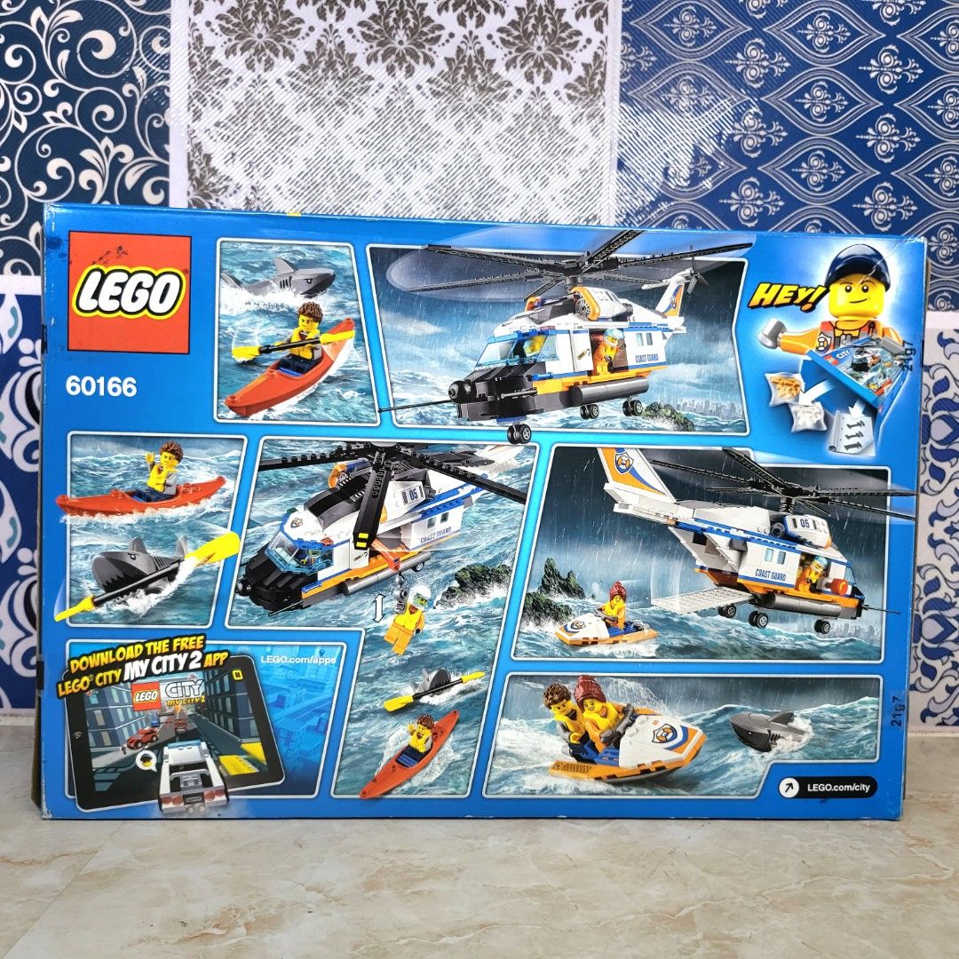 LEGO 60166 City Coast Guard Heavy Duty Rescue Helicopter Hobbies