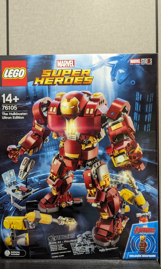 Hulkbuster lego 76105 new arrivals