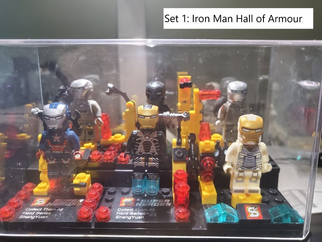 Lego Compatible Minifigure Display Sets, Hobbies & Toys, Toys & Games ...
