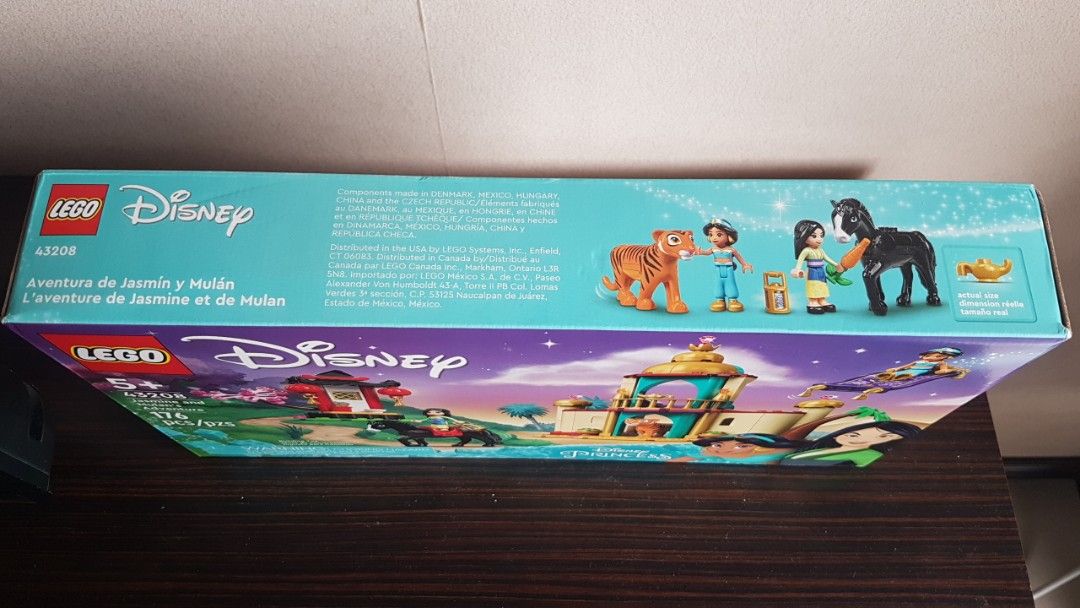 Lego Disney Princess Jasmine and Mulan Adventure 43208, Hobbies & Toys,  Toys & Games on Carousell