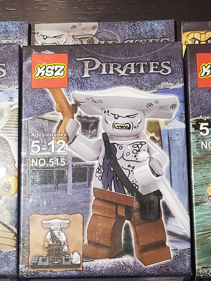 Lego Inspired Pirates of the Caribbean Minifigures, Hobbies Toys