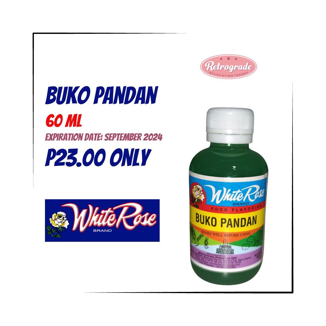 Liquid Food Flavoring Buko Vanilla Buko Pandan Mixed Flavor, Food ...