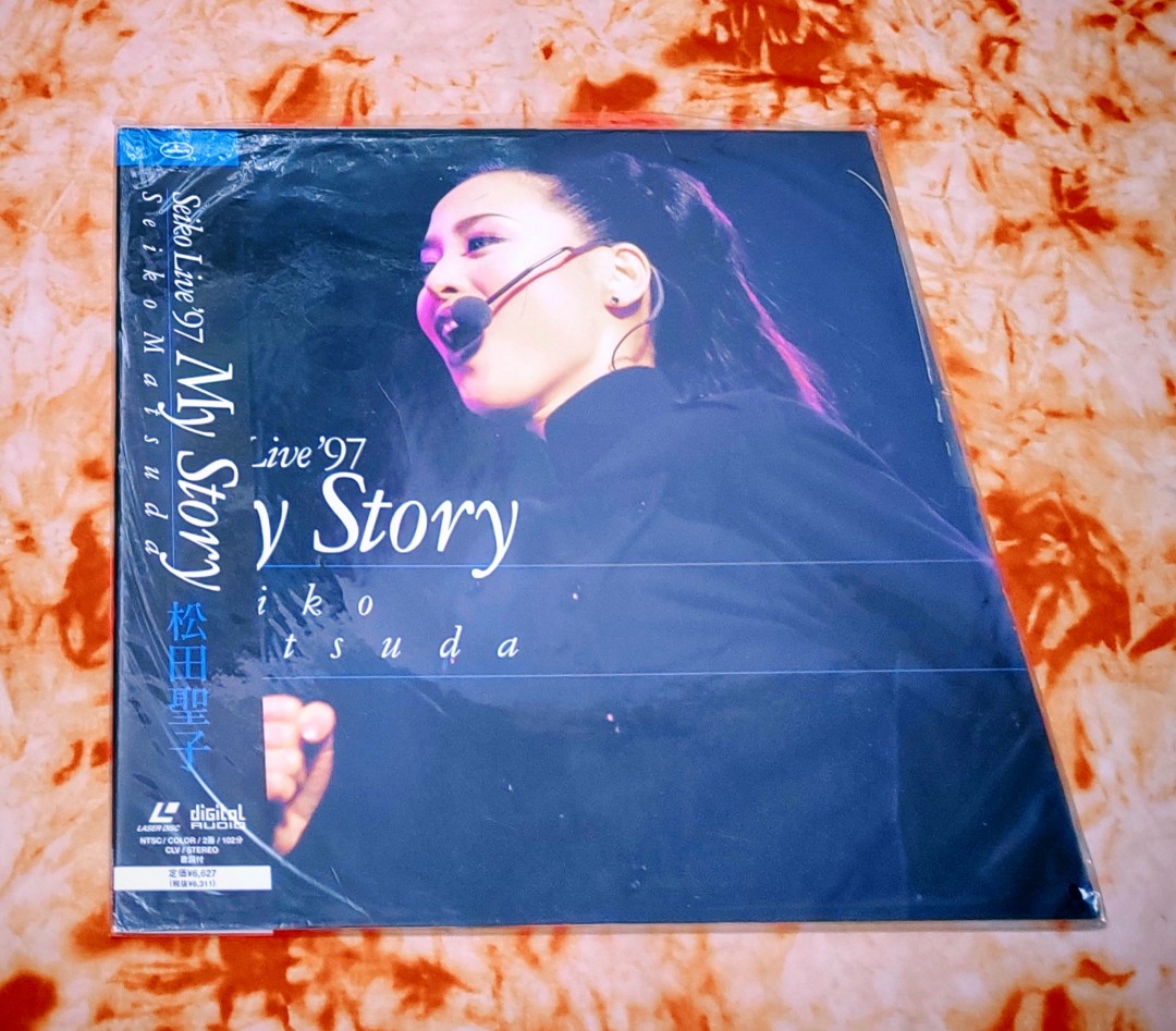 松田聖子。SEIKO LIVE '97。MY STORY。影碟。LD。共一張。, 興趣及遊戲 