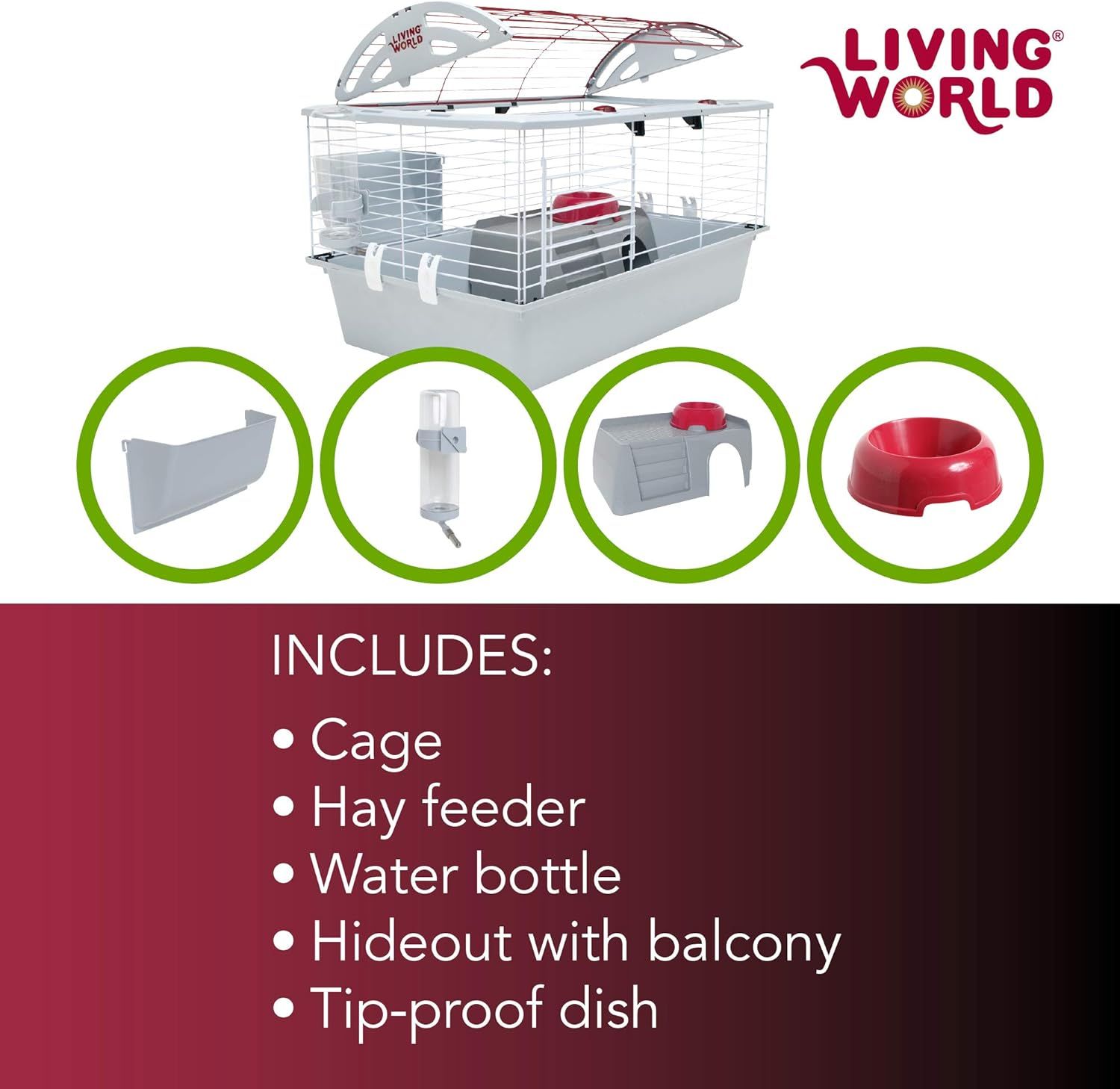 Living world best sale deluxe rabbit habitat