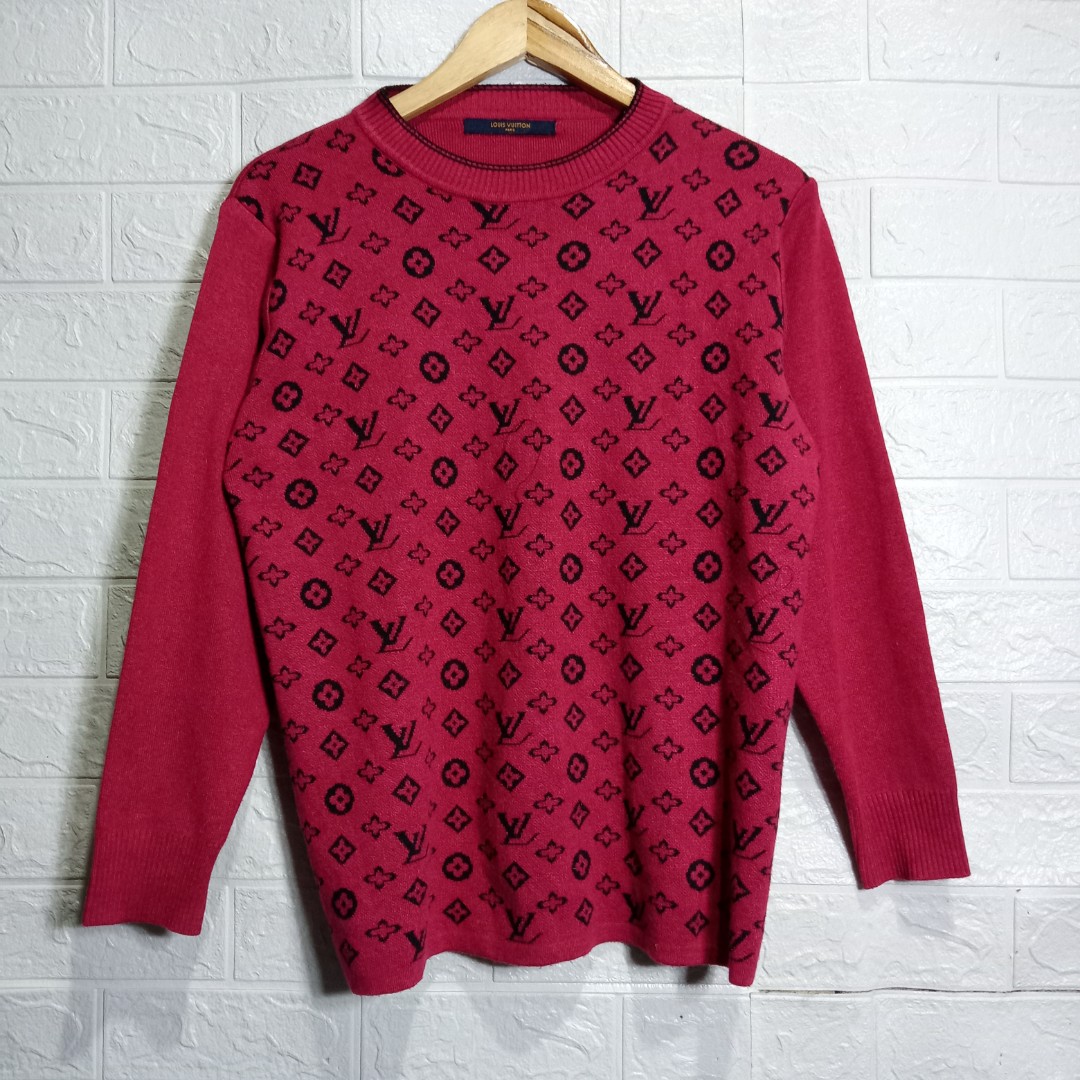 LV Monogram Bandana Crewneck, Women's Fashion, Tops, Longsleeves on  Carousell