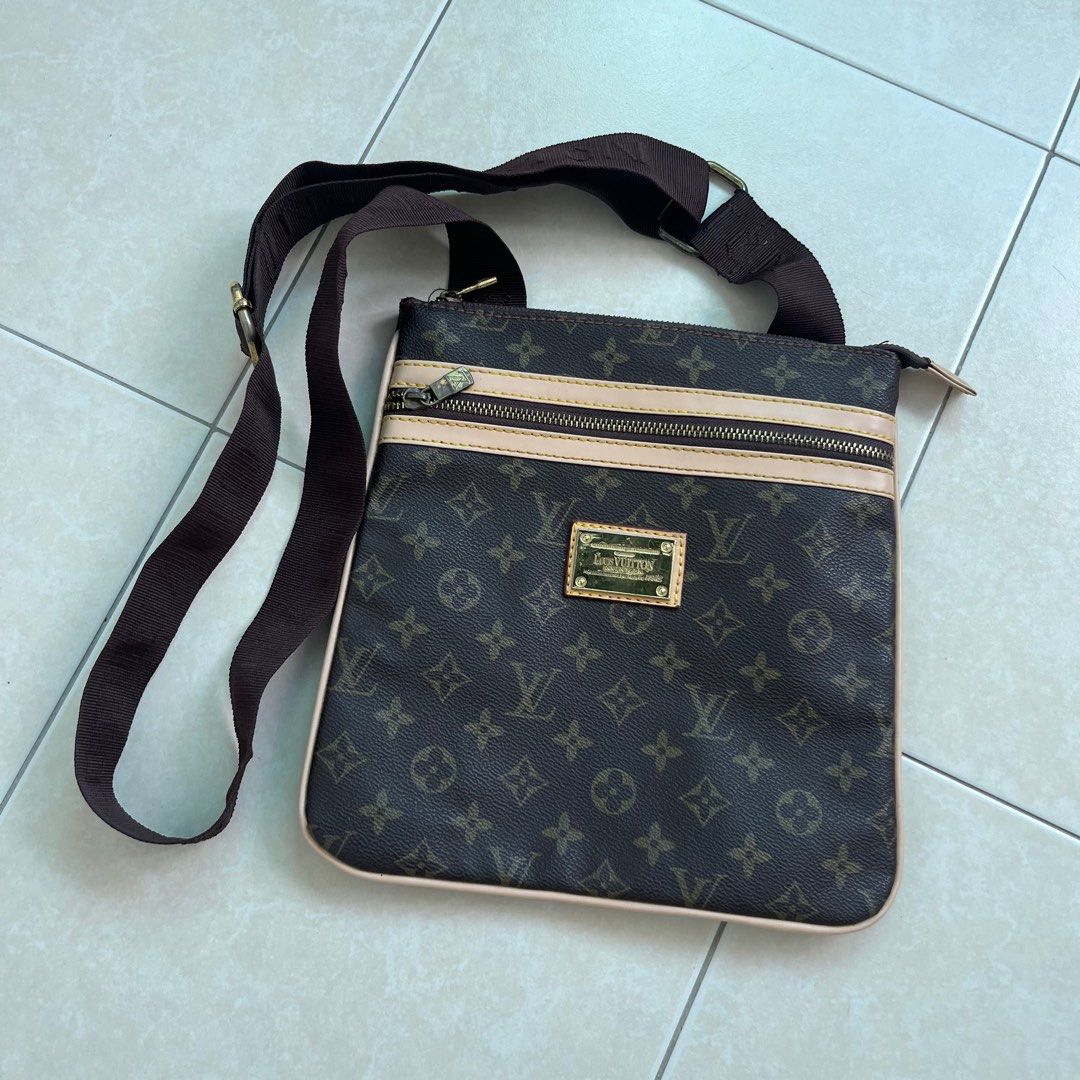 LV mens Pouch bag, Men's Fashion, Bags, Sling Bags on Carousell