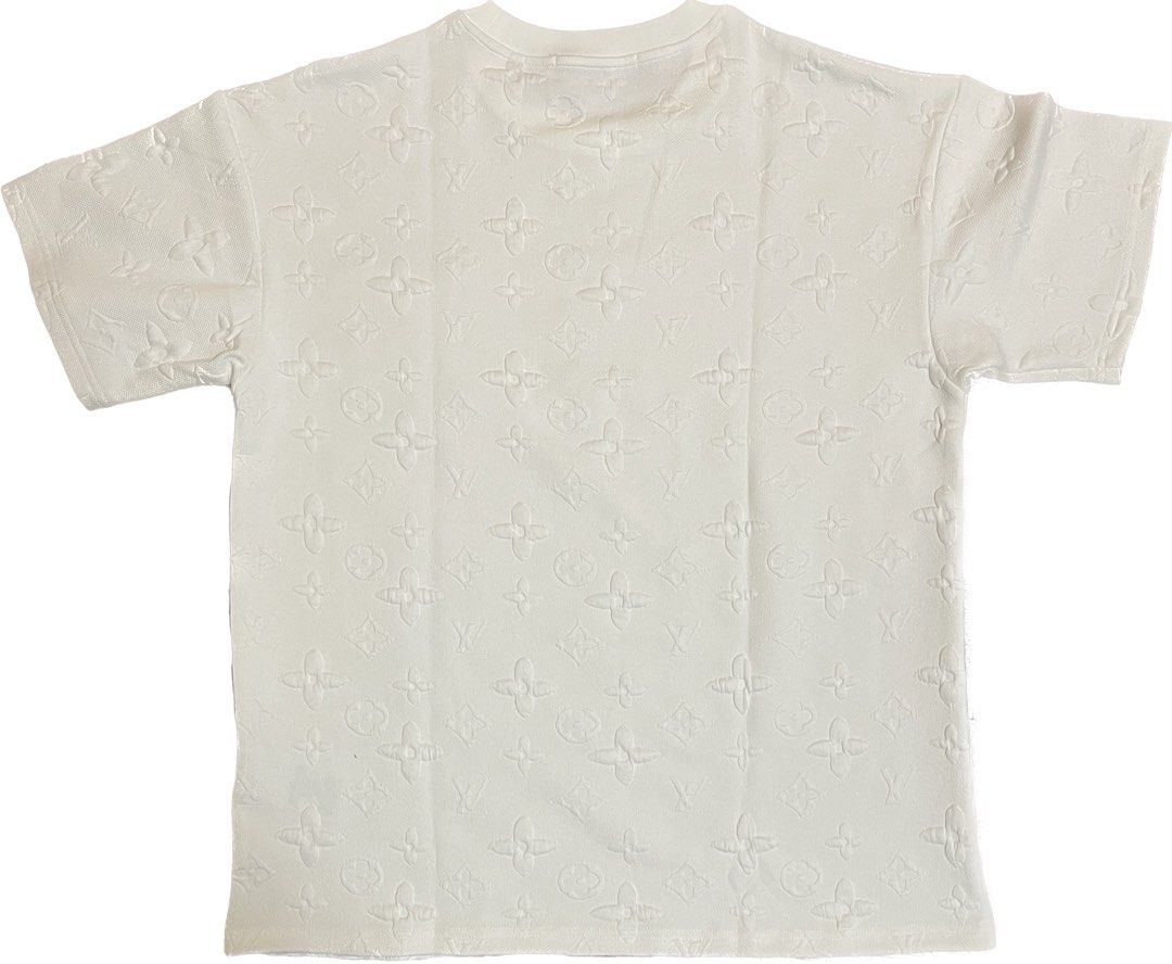 Louis Vuitton Embossed LV T-Shirt Blanc Optique White