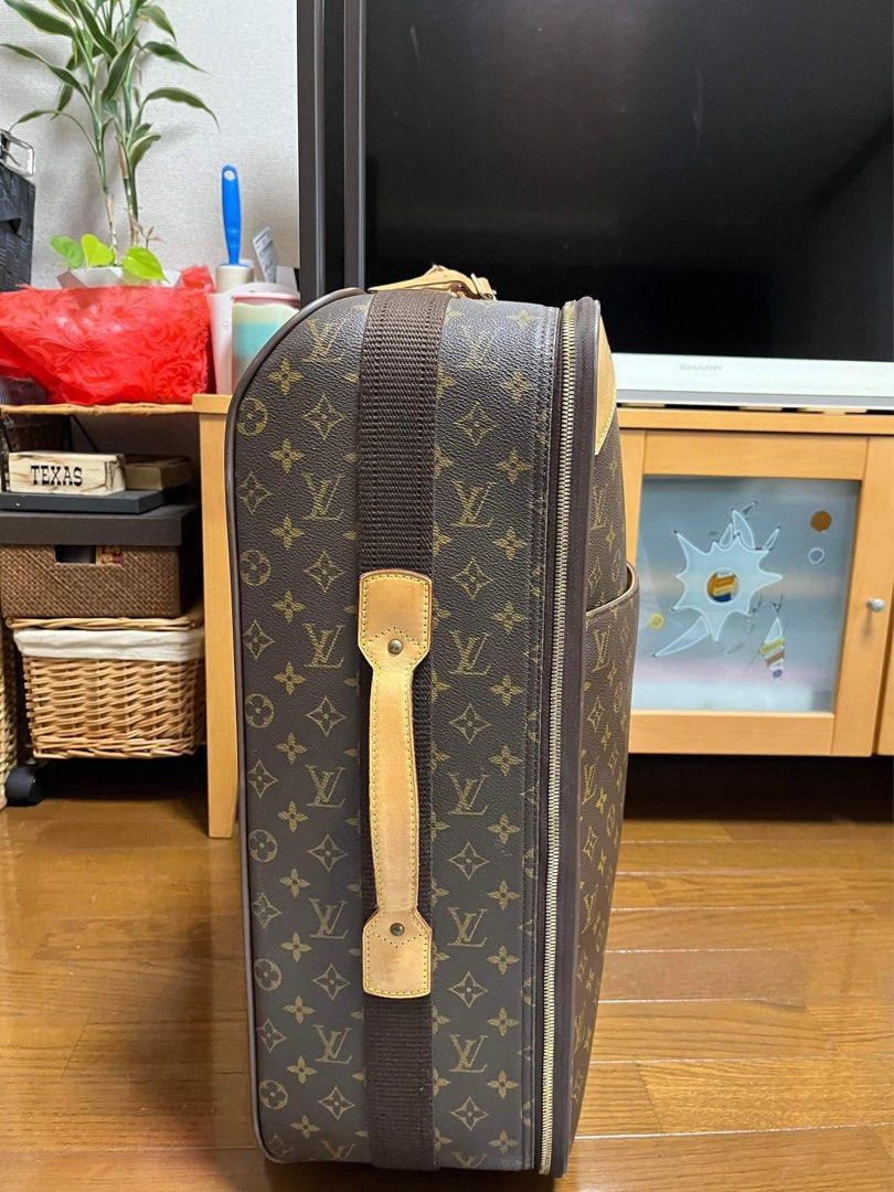 LOUIS VUITTON Monogram Pegase 55 Travel Bag Carrier Suitcase M23297 Au