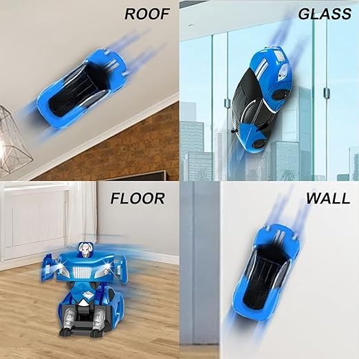 Lucky Boy Wall Transformers Climbing Stunt Kids Driving Toys