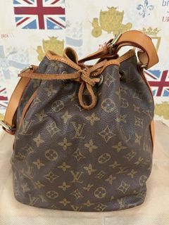 Brown Leather Louis Vuitton Remarque LV Designer Inspired Bucket