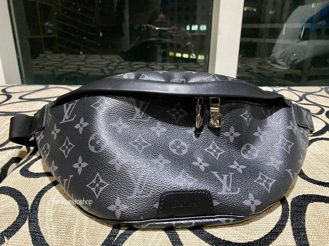 L$V Discovery Bumbag Belt Bag Monogram Eclipse Women Men Crossbody