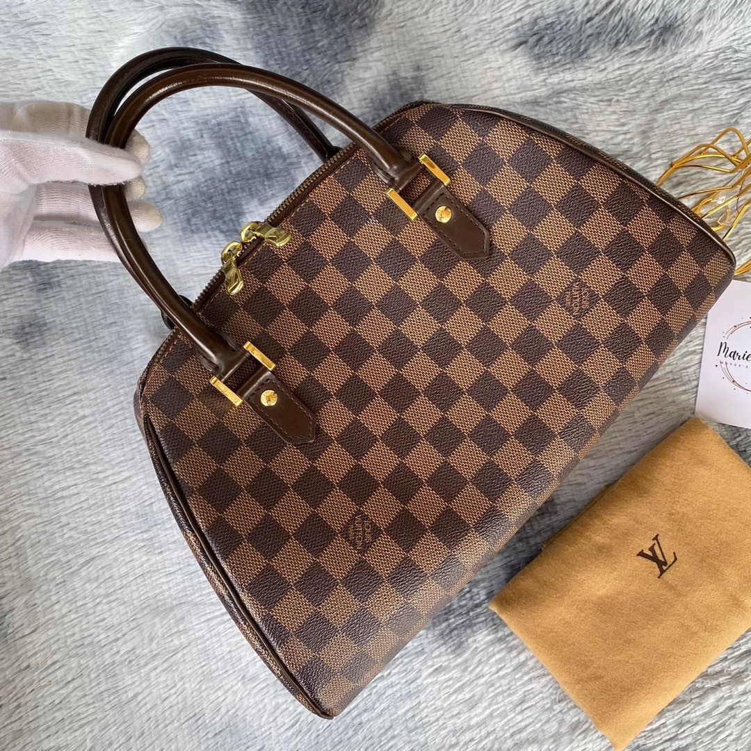 Louis Vuitton Ribera Handbag Damier mm Brown