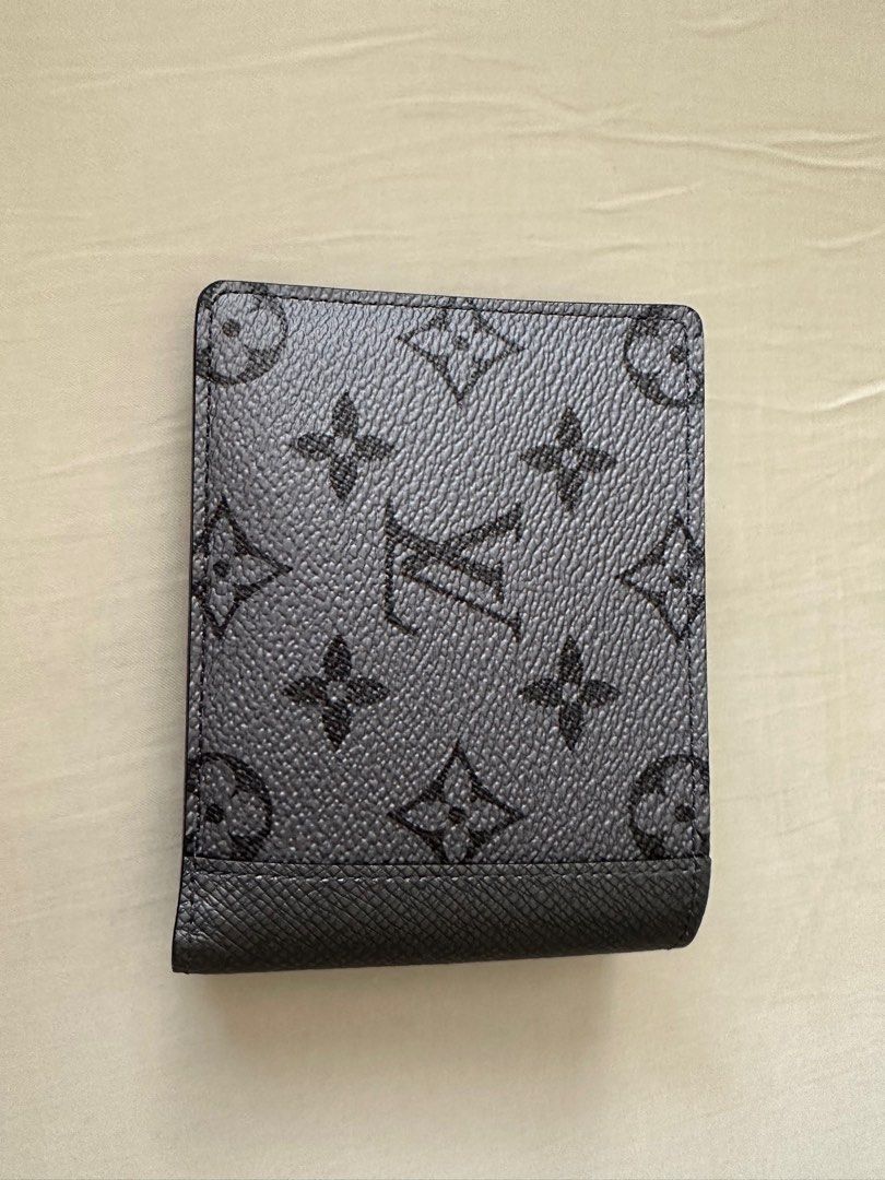 Louis Vuitton LV Unisex Slender Wallet Monogram Eclipse Canvas