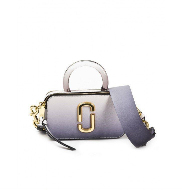 Marc Jacobs The Snapshot Resin Handle Bag in Gray