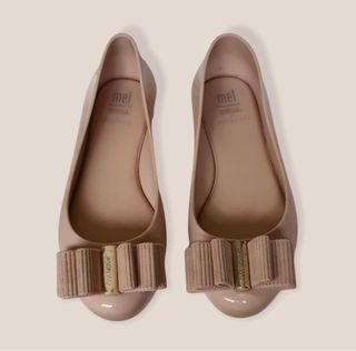 Melissa shoes for girls light pink